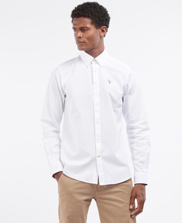 Ανδρικό πουκάμισο λευκό Barbour