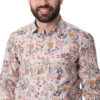 Aνδρικό πουκάμισο φλοράλ Gianni Lupo