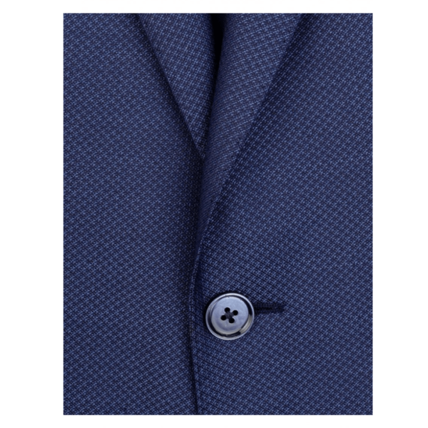 Aνδρικό μπλε ραφ κοστούμι Tailor Italian Wear