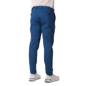 Ανδρικό παντελόνι chino μπλε ραφ Gianni Lupo