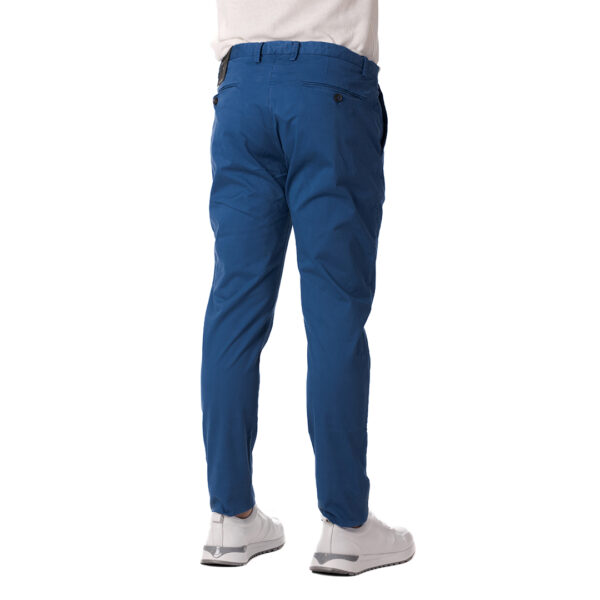 Ανδρικό παντελόνι chino μπλε ραφ Gianni Lupo