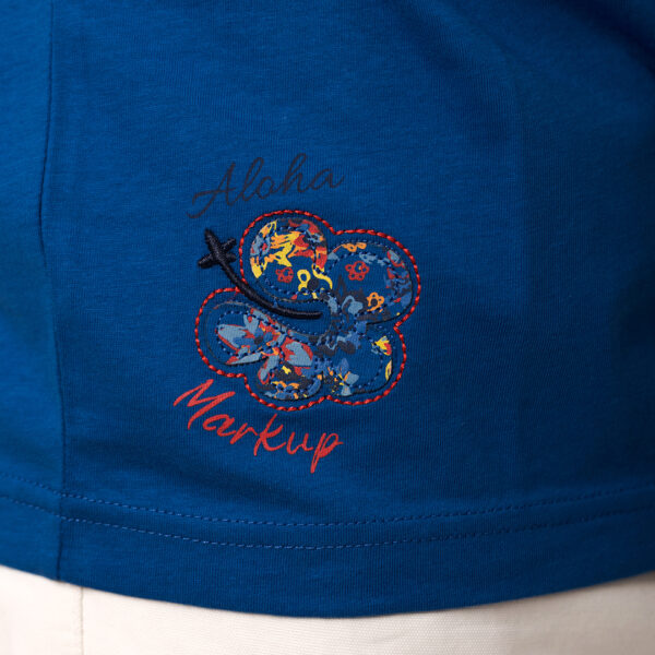 Ανδρικό T-Shirt μπλε Markup