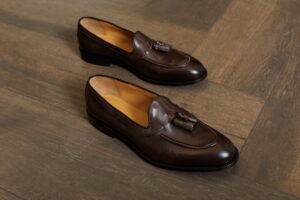Ανδρικά Καφέ Δερμάτινα Loafers Tailor Italian Wear