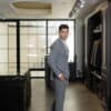 Ανδρικό κοστούμι γκρι ανοιχτό Tailor Italian Wear
