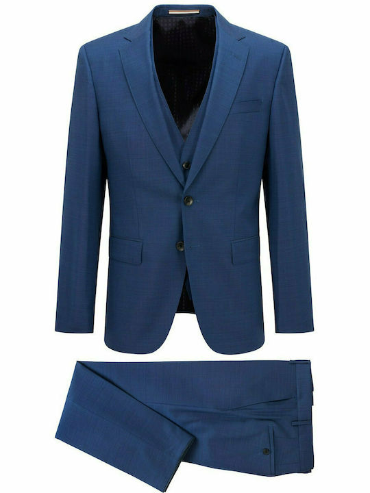 Aνδρικό κοστούμι ανοιχτό μπλε Ηugo