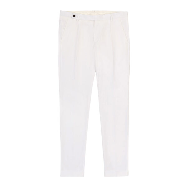 Ανδρικό Παντελόνι Λευκό Βαμβακερό Tailor Italian Wear