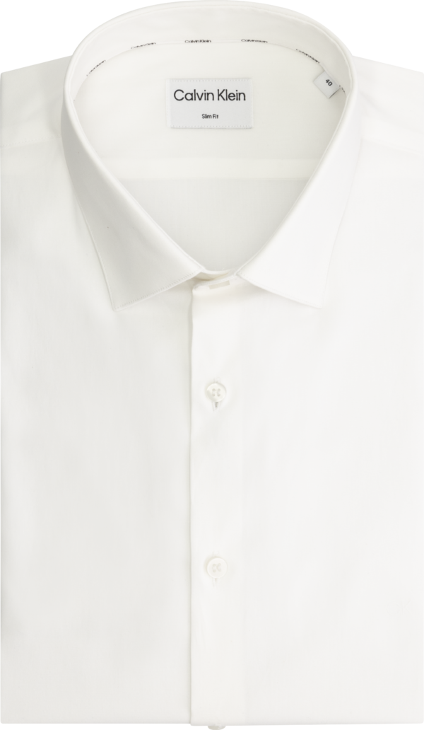 Ανδρικό Πουκάμισο Λευκό Calvin Klein