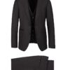 Ανδρικό Κοστούμι Μαύρο Με Γιλέκο Tailor Italian Wear