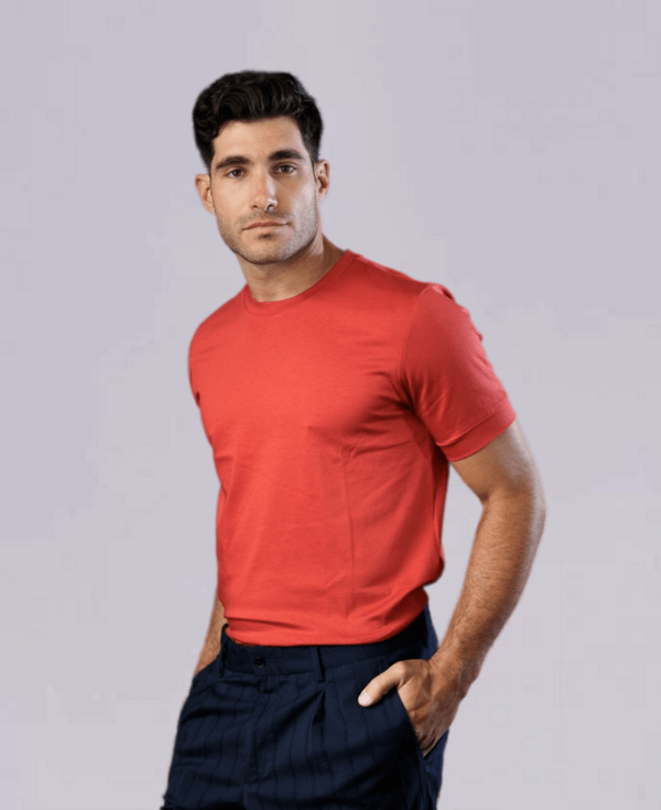 Aνδρικό T-shirt Κόκκινο Tailor Italian Wear