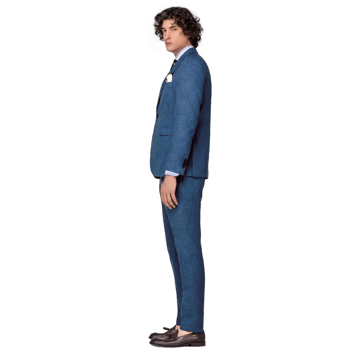 Ανδρικό Κοστούμι Μπλε Τυρκουάζ Tailor Italian Wear