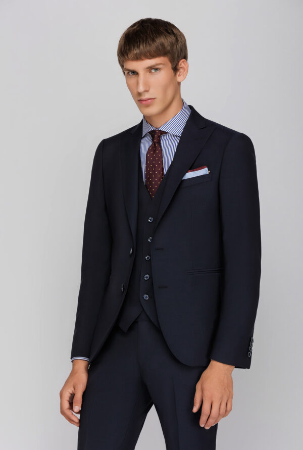Ανδρικό Σκούρο Μπλε Κοστούμι Tailor Italian Wear