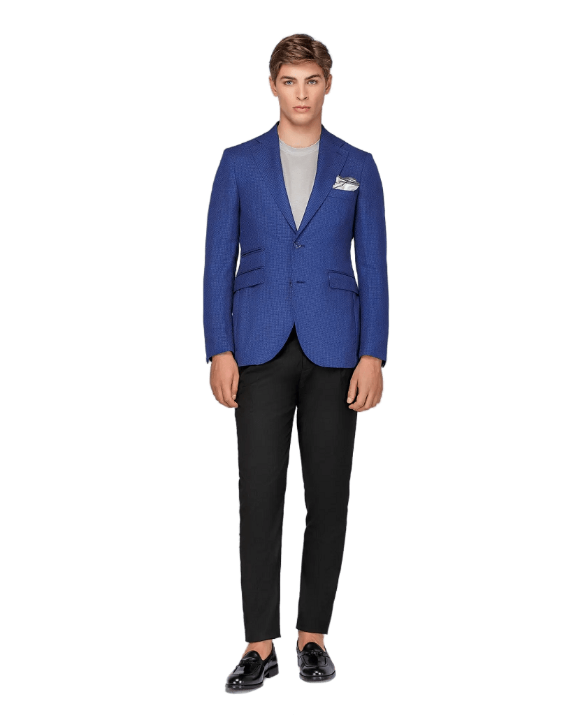 Ανδρικό Σακάκι Μπλε Ρουά Tailor Italian Wear