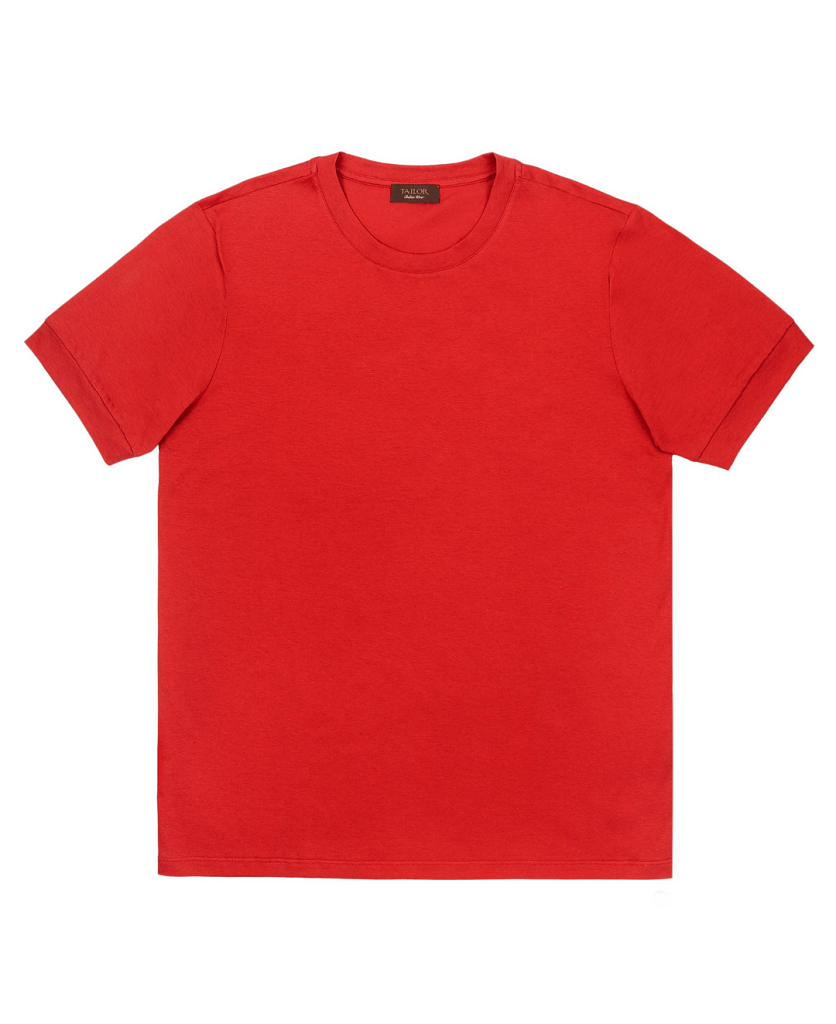 Aνδρικό T-shirt Κόκκινο Tailor Italian Wear