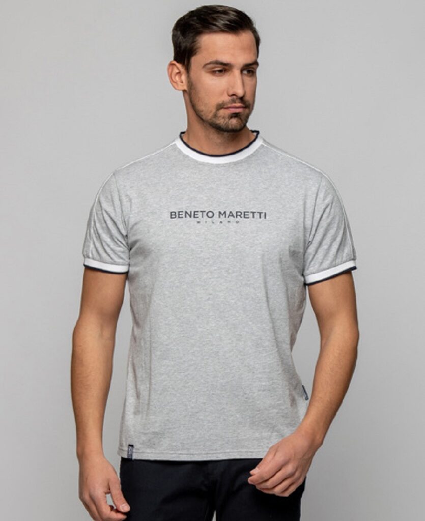 Ανδρικό T-Shirt Γκρι Beneto Maretti
