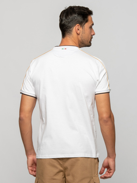Ανδρικό T-Shirt Λευκό Beneto Maretti