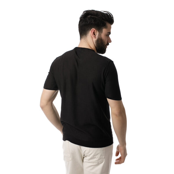 Ανδρικό Πλεκτό T-Shirt Μαύρο Markup