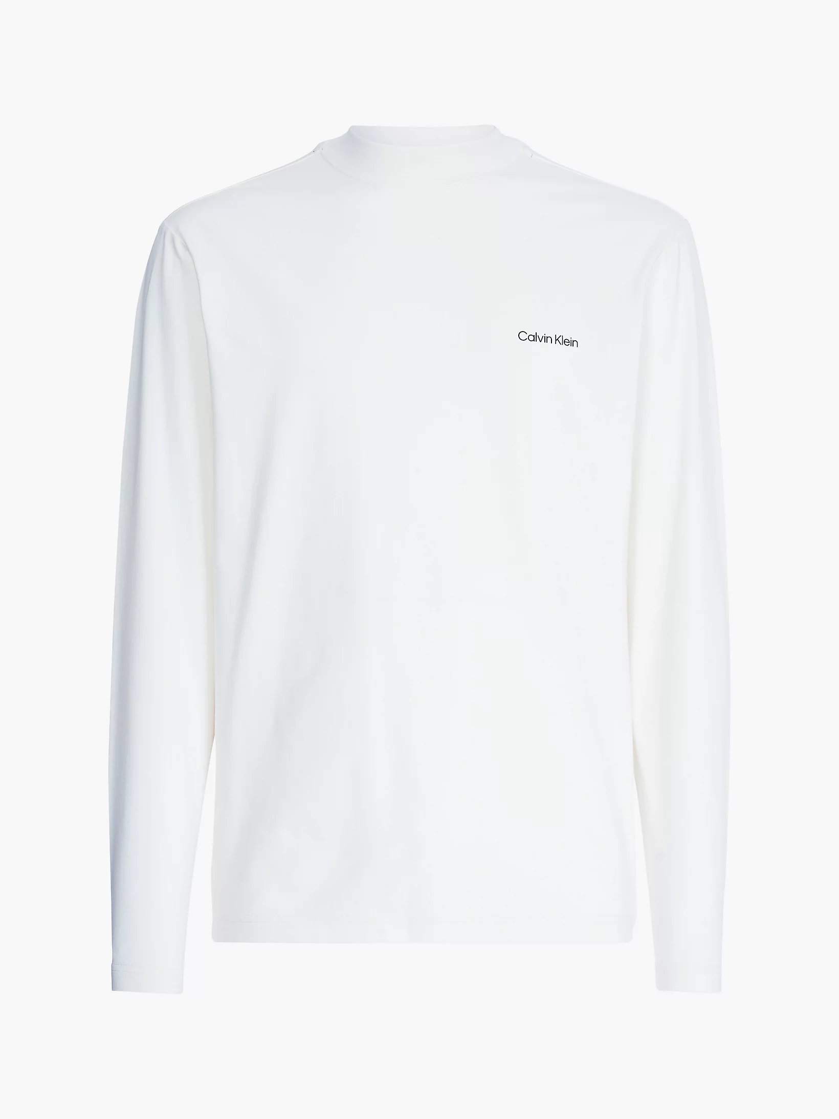 Ανδρική Μπλούζα Mock Λευκή Calvin Klein