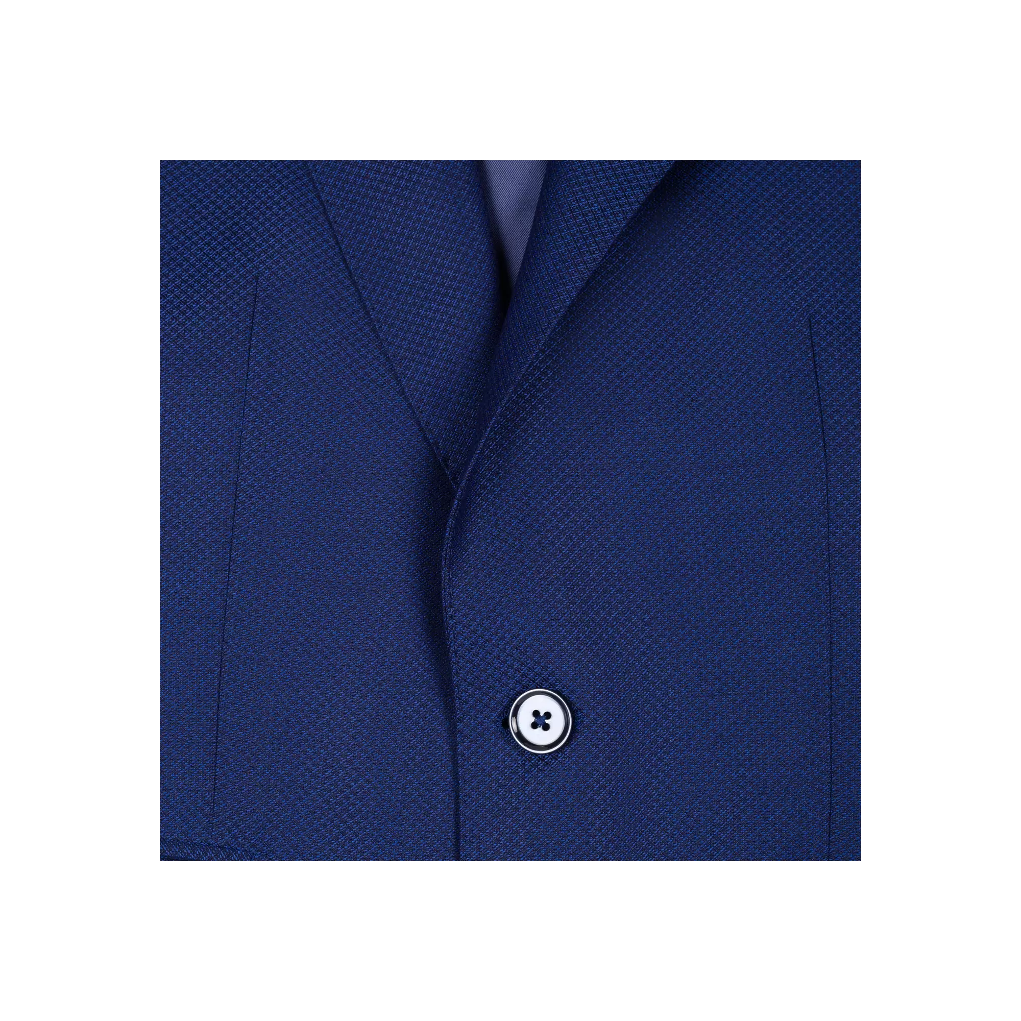 Ανδρικό Κοστούμι Με Γιλέκο Ρουά Μπλε Tailor Italian Wear