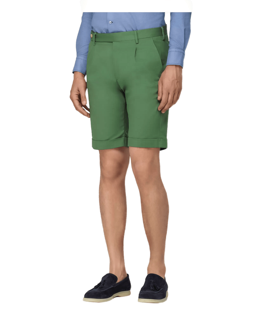 Ανδρική Βερμούδα Πράσινο Λάιμ Tailor Italian Wear