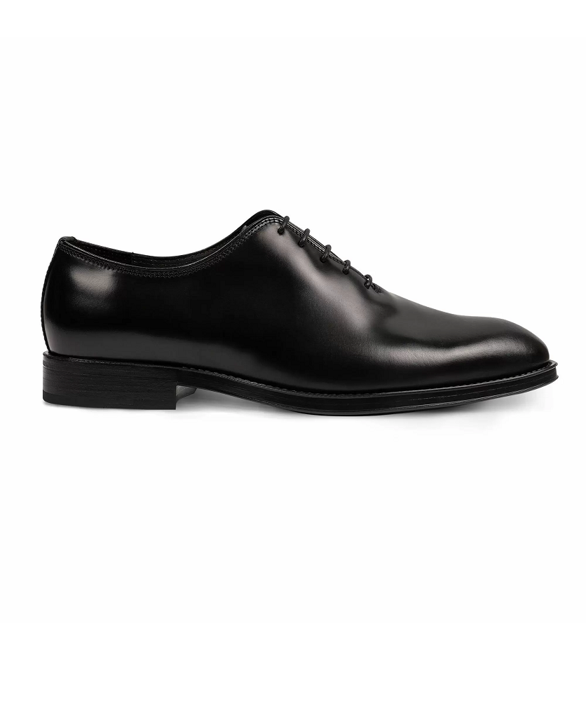 Aνδρικά Δερμάτινα Παπούτσια Oxford Wholecut Μαύρα Tailor Italian Wear