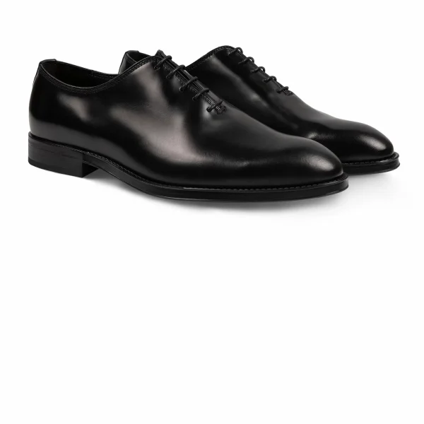 Aνδρικά Δερμάτινα Παπούτσια Oxford Wholecut Μαύρα Tailor Italian Wear