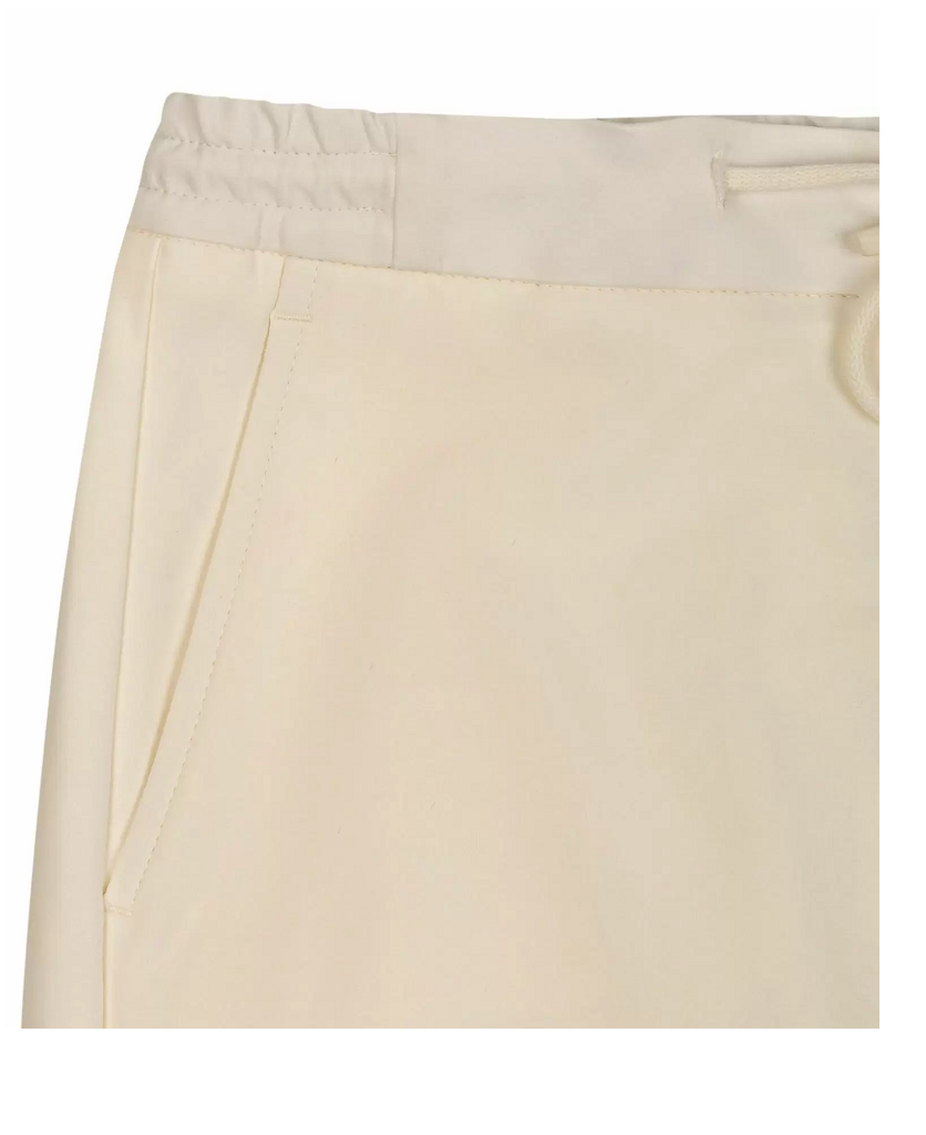 Ανδρικό Παντελόνι Με Λάστιχο Και Κορδόνι Λευκό Tailor Italian Wear