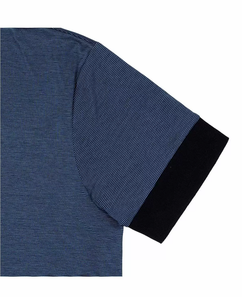Ανδρικό T-Shirt Ριγέ Μπλε Tailor Italian Wear