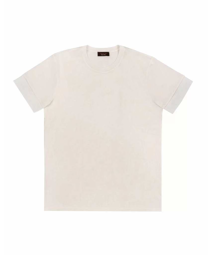 Ανδρικό T-Shirt Λευκό Tailor Italian Wear