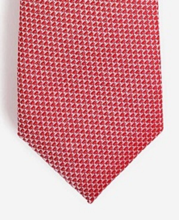 Aνδρική Γραβάτα Κόκκινη Με Μικροσχέδιο Stefano Mario
