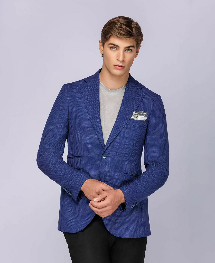 Ανδρικό Σακάκι Μπλε Ρουά Tailor Italian Wear
