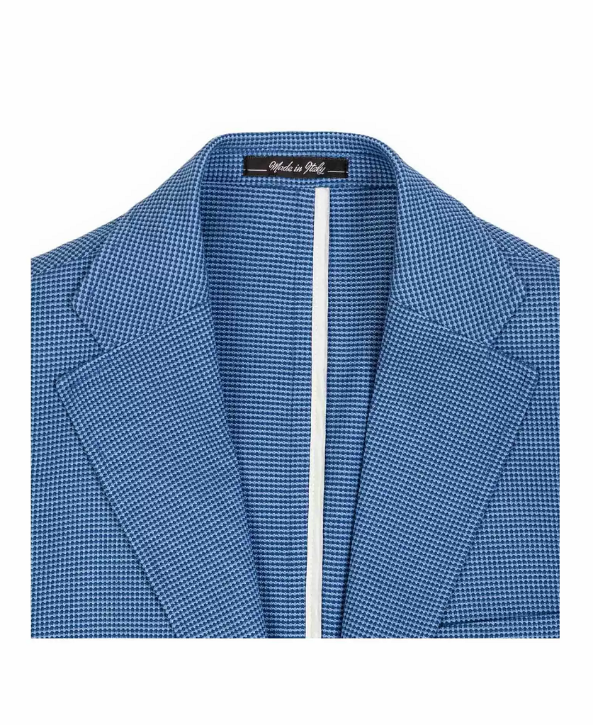 Ανδρικό Σακάκι Πλεκτό Μπλε Tailor Italian Wear