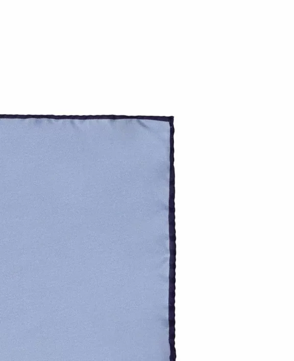 Ανδρικό Ποσέτ Σιέλ Μετάξι Με Μπλε Περίγραμμα Tailor Italian Wear