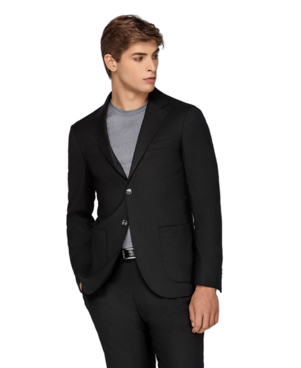 Ανδρικό Κοστούμι Μαύρο Tailor Italian Wear
