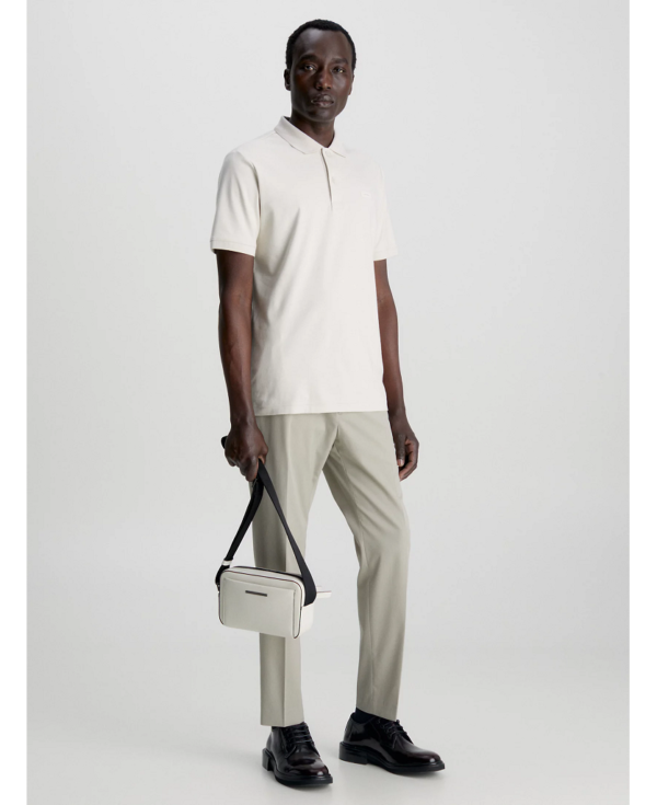 Ανδρική Μπλούζα Polo Μπεζ Calvin Klein