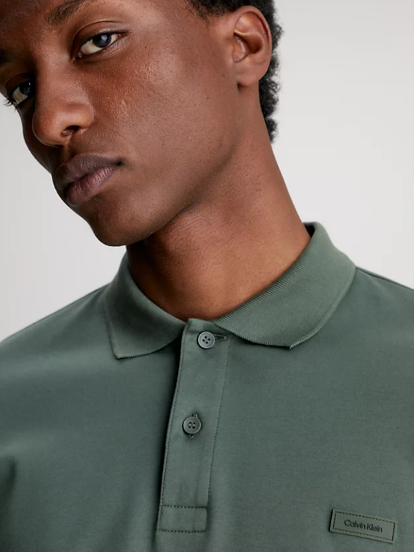 Ανδρική Μπλούζα Polo Λαδί Calvin Klein