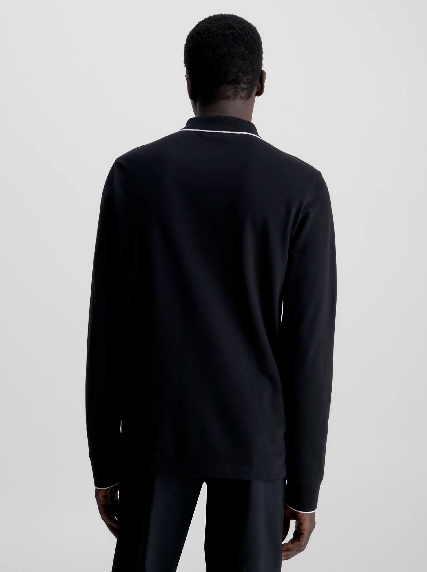 Ανδρική Μπλούζα Polo Μαύρη Calvin Klein