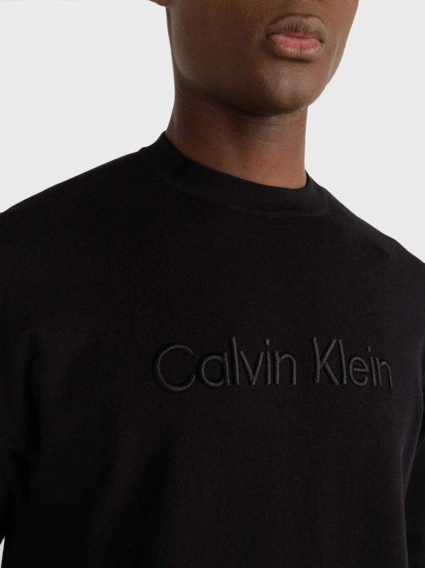 Ανδρικό Πουλόβερ Μαύρο Calvin Klein